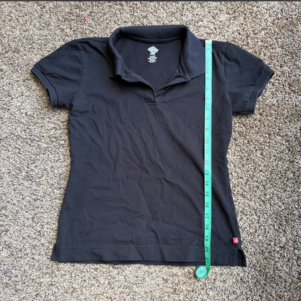 Dickies Black Short Sleeve Polo
